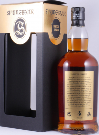 Springbank 21 Years Limited Edition 2017 Bourbon, Sherry, Port and Rum Casks Campbeltown Single Malt Scotch Whisky 46.0%