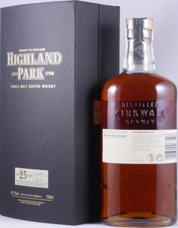 Highland Park 25 Years Release 2010 Orkney Islands Single Malt Scotch Whisky 48,1%