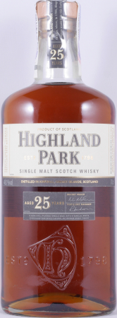 Highland Park 25 Years Release 2010 Orkney Islands Single Malt Scotch Whisky 48,1%