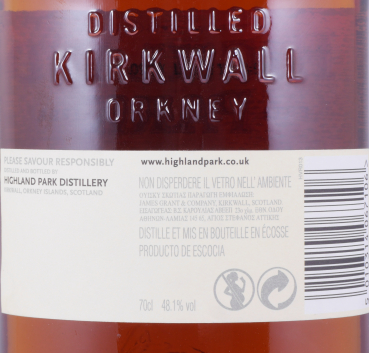 Highland Park 25 Years Release 2010 Orkney Islands Single Malt Scotch Whisky 48,1%