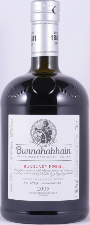 Bunnahabhain 2005 14 Years Refill Hogsheads and Burgundy Casks Finish Limited Edition Islay Single Malt Scotch Whisky 60,7%