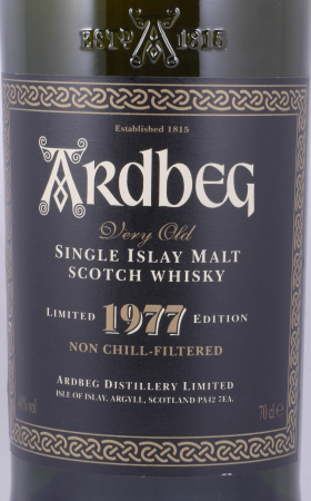 Ardbeg 1977 Non Chill-Filtered Limited Edition Very Old Islay Single Malt Scotch Whisky 46.0%