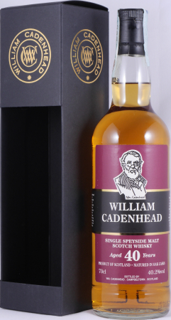 William Cadenhead (Glenfarclas) 40 Years Bourbon Cask Speyside Single Malt Scotch Whisky Cask Strength 40.2%