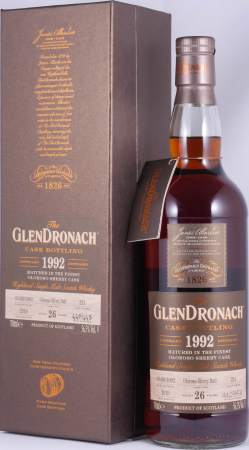 Glendronach 1992 26 Years Oloroso Sherry Butt Cask No. 221 Highland Single Malt Scotch Whisky Cask Strength 56,5%