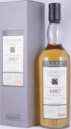 Clynelish 1982 15 Years Flora and Fauna Limited Bottling Highland Single Malt Scotch Whisky Cask Strength 57,7%