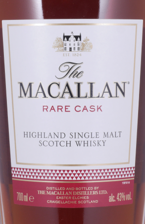 Macallan Rare Cask The 1824 Master Series Limited Edition Highland Single Malt Scotch Whisky 43,0%