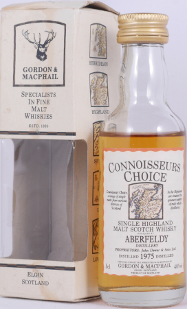 Aberfeldy 1975 19 Years Gordon and MacPhail Connoisseurs Choice Miniature Highland Single Malt Scotch Whisky 40.0%