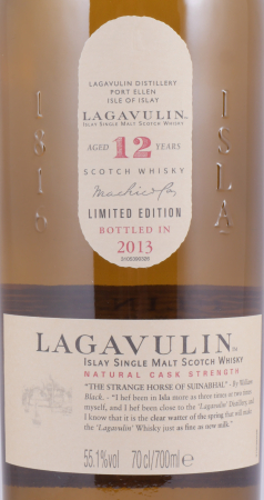 Lagavulin 12 Years 13th Special Release 2013 Limited Edition Islay Single Malt Scotch Whisky Cask Strength 55.1%