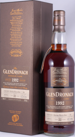 Glendronach 1992 22 Years Oloroso Sherry Butt Cask No. 199 Highland Single Malt Scotch Whisky Cask Strength 59,4%