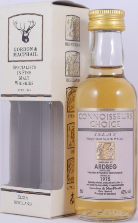 Ardbeg 1975 22 Years Gordon and MacPhail Connoisseurs Choice Miniature Islay Single Malt Scotch Whisky 40.0%