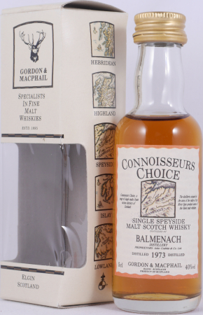 Balmenach 1973 22 Years Gordon und MacPhail Connoisseurs Choice Miniatur Speyside Single Malt Scotch Whisky 40,0%