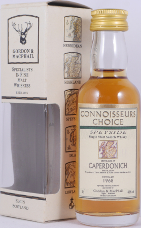 Caperdonich 1968 Gordon und MacPhail Connoisseurs Choice Miniatur Speyside Single Malt Scotch Whisky 40,0%