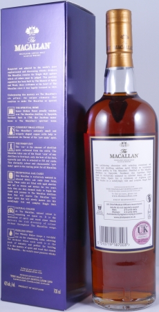 Macallan 1996 18 Years Sherry Oak Highland Single Malt Scotch Whisky 43,0%