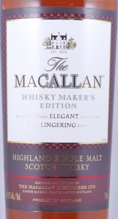 Macallan Makers Edition The 1824 Collection Highland Single Malt Scotch Whisky 42.8%