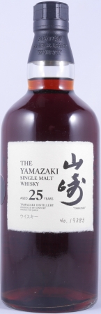 Yamazaki 25 Years Release 2007 Japanese Single Malt Whisky 43.0%