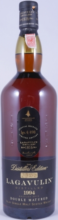 Lagavulin 1994 16 Years Distillers Edition 2010 Special Release lgv.4/498 Islay Single Malt Scotch Whisky 43,0% 1,0L