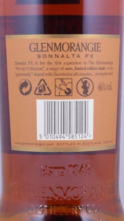 Glenmorangie Sonnalta PX Limited Private Edition Highland Single Malt Scotch Whisky 46.0%