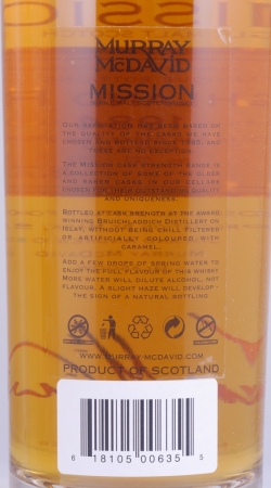 Highland Park 1984 26 Years Bourbon Cask Murray McDavid Mission Cask Strength Orkney Islands Single Malt Scotch Whisky 48.7%