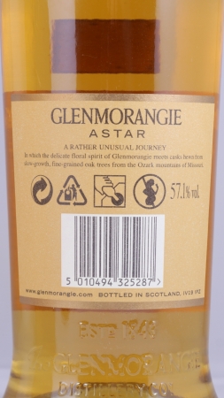 Glenmorangie Astar 1st Release Limited Edition Highland Single Malt Scotch Whisky Cask Strength 57.1%