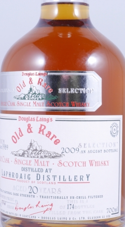 Laphroaig 1989 20 Years Sherry Cask Douglas Laing Old and Rare Platinum Selection Islay Single Malt Scotch Whisky Cask Strength 58.1%