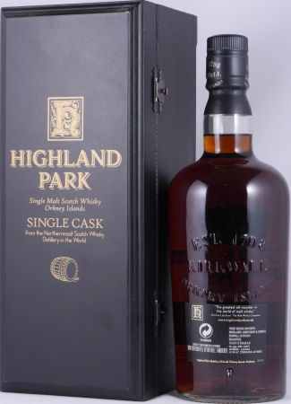 Highland Park 1980 25 Years Sherry Cask No. 7363 Orkney Islands Single Malt Scotch Whisky Cask Strength 55,5%