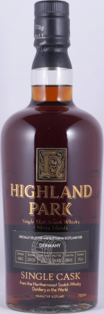 Highland Park 1980 25 Years Sherry Cask No. 7363 Orkney Islands Single Malt Scotch Whisky Cask Strength 55,5%