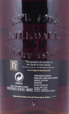 Highland Park 1980 25 Years Sherry Cask No. 7363 Orkney Islands Single Malt Scotch Whisky Cask Strength 55,5%