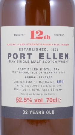 Port Ellen 1979 32 Years 12th Special Release Limited Edition Islay Single Malt Scotch Whisky 52,5%