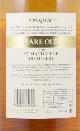 St. Magdalene 1982 32 Years Refill Remade Hogshead Cask No. R0/15/05 Rare Old Lowland Single Malt Scotch Whisky 46,0%