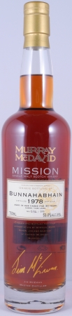 Bunnahabhain 1978 30 Years Sherry and Port Cask Murray McDavid Mission Cask Strength Edition Islay Single Malt Scotch Whisky 53.0%