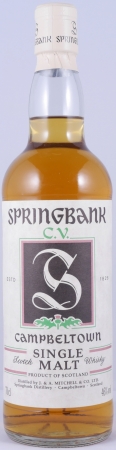 Springbank CV Vintage 1996 Campbeltown Single Malt Scotch Whisky Gift Set with 3x 12, 15 and 21 Years old Miniature Bottles 46.0%