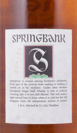 Springbank CV Vintage 1996 Campbeltown Single Malt Scotch Whisky Gift Set with 3x 12, 15 and 21 Years old Miniature Bottles 46.0%