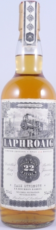 Laphroaig 1987 22 Years Bourbon Cask No. 5093 Jack Wiebers Old Train Line Islay Single Malt Scotch Whisky Cask Strength 50.2%