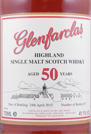 Glenfarclas 50 Years Premium Olosoro Sherry Casks Limited Six Generations Highland Single Malt Scotch Whisky 41,1%