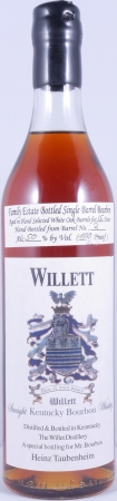 Willett 1992 15 Years Single Barrel No. 2 for Mr. Bourbon Heinz Taubenheim Family Estate Kentucky Straight Bourbon Whiskey 50,0%