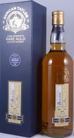 Bowmore 1982 26 Years Oak Cask No. 85068 Duncan Taylor Cask Strength Rare Auld Edition Islay Single Malt Scotch Whisky 53,8%