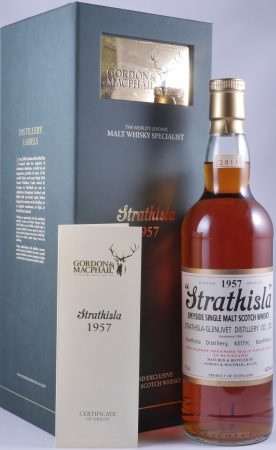 Strathisla 1957 53 Years 1st Fill Sherry Butt Cask No. 1722 Gordon and MacPhail Speyside Single Malt Scotch Whisky 43.0%