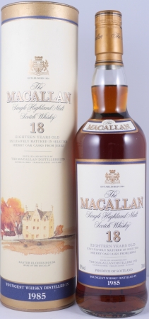 Macallan 1985 18 Years Sherry Oak Highland Single Malt Scotch Whisky 43.0%