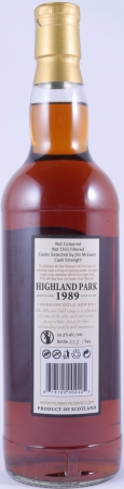 Highland Park 1989 21 Years Bourbon/Banyuls Wine Cask Murray McDavid Mission Gold Orkney Islands Single Malt Scotch Whisky 50.3%