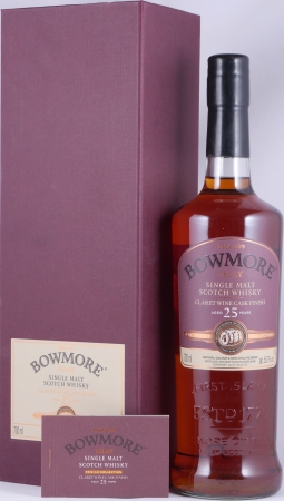 Bowmore 1990 25 Years Bourbon Barrel / Claret Wine Cask Finish Feis Ile 2016 Islay Single Malt Scotch Whisky 55,7%