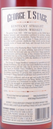 George T. Stagg 1992 Fall of 2009 16 Years Buffalo Trace Antique Collection Kentucky Straight Bourbon Whiskey 70.7%