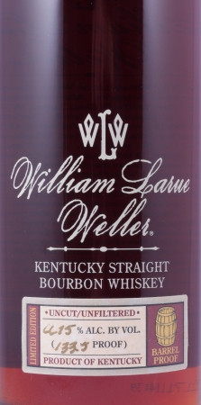 William Larue Weller 1998 Fall of 2011 Buffalo Trace Antique Collection Kentucky Straight Bourbon Whiskey 66,75%