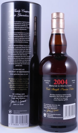 Glenfarclas 2004 11 Years Sherry Casks Premium Cask Strength Edition Highland Single Malt Scotch Whisky 59.8%