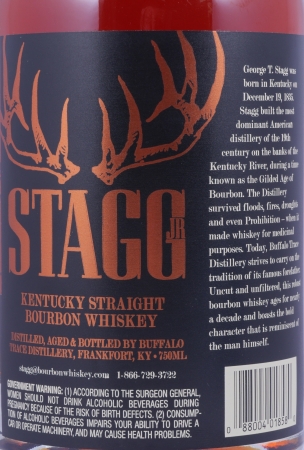 Stagg Jr. Release 2016 / Batch 6 Kentucky Straight Bourbon Whiskey Barrel Proof 66.25%
