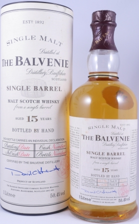 Balvenie 1980 15 Years Single Barrel Oak Cask No. 13275 Highland Single Malt Scotch Whisky 50,4% 1,0 Liter