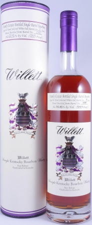 Willett 11 Years Single Barrel No. 1590 Family Estate Rare Release Kentucky Straight Bourbon Whiskey 62.45%