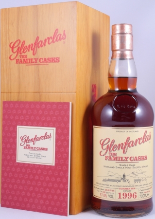 Glenfarclas 1996 20 Years The Family Casks First Fill Sherry Butt Cask No. 1067 Highland Single Malt Scotch Whisky 57,6%