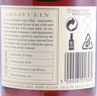 Lagavulin 1986 16 Years Distillers Edition 2002 Special Release lgv.4/490 Islay Single Malt Scotch Whisky 43,0%