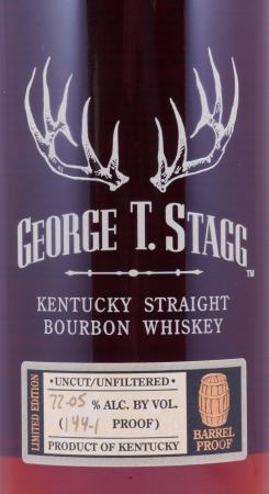 George T. Stagg 2001 Fall of 2016 15 Years Buffalo Trace Antique Collection Kentucky Straight Bourbon Whiskey 72.05%