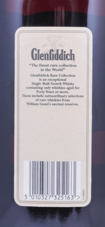 Glenfiddich 40 Years Rare Collection Release 2008 Speyside Pure Single Malt Scotch Whisky Wooden Box 45,4%